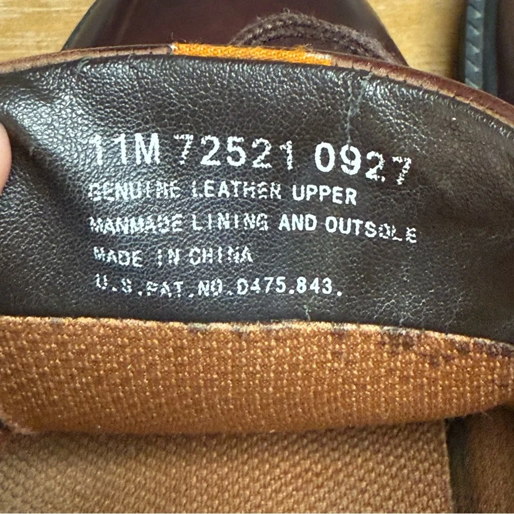 Timberland 72521 Work Shoe Men’s Waterproof‎ Brown Leather Sz 11M